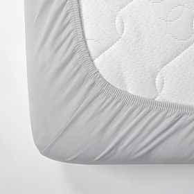 Baumwolllaken 200x90 cm – grau