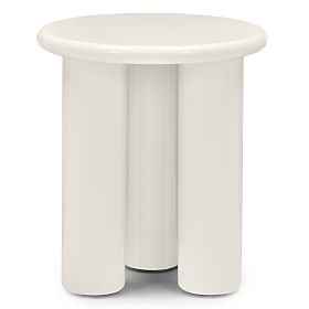 Beistelltisch Blair 40 cm, cremefarben, glänzend, lectus