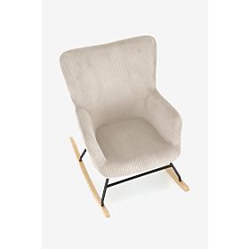 BELMIRO Relaxsessel mit Schaukelfunktion, cremefarben, Halmar