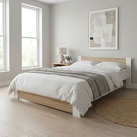 Bett Ourfamily Basic - natur, weiß