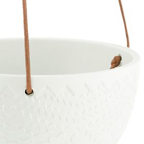 Blumentopf LOKAI cremefarben Boho-Stil für Innenräume ameliahome