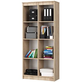 BÜROREGAL R 80 cm CLP 8 REGALBÖDEN EICHE SONOMA