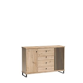 Große Kommode CALI mit Lamellen C4 Artisan, Halmar