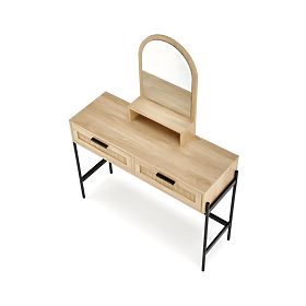 CARMEN Rattan-Schminktisch