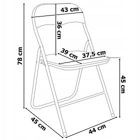 Catering-Set FETA BLACK 180 cm + 6 Stühle BASICO