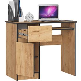 COMPUTERTISCH PIKSEL PK EICHE CRAFT - LINKS