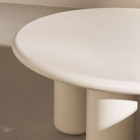 Couchtisch Blair 60 cm, creme, matt