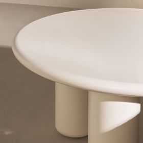 Couchtisch Blair 60 cm, creme, matt