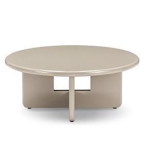 Couchtisch Vinto 80 cm, beige, glänzend, lectus