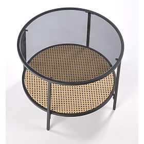 DAKOTA Couchtisch rauchig / natur (1p=1Stk), Halmar