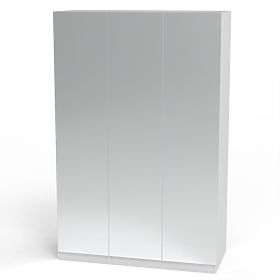 Drehtürenschrank Neroli mit Spiegel, weiß