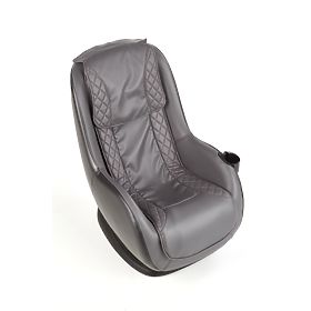 DOPIO Relaxsessel mit Massagefunktion, aschgrau, Halmar