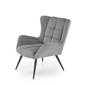 Entspannungsstuhl BYRON - grau, Halmar