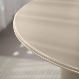 Esstisch Kairo 120 cm, rund, dunkelbeige