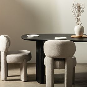 Esstisch Oriento 200 cm, oval, Eschenfurnier, lectus