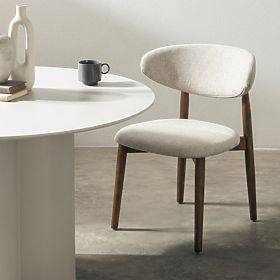 Esszimmerstuhl Larnaca beige/braun, lectus