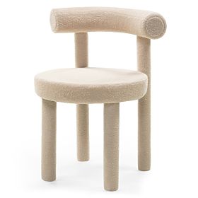 Esszimmerstuhl Pedro 2.0, beige, Bouclé