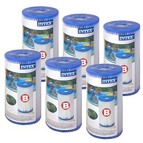 Filter Filter 6 Stück Typ B für Intex Pumpe 29005