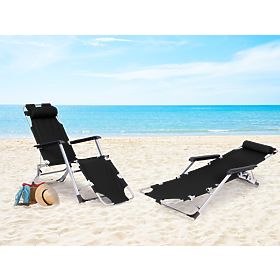 Garten-Strand-Klappstuhl 2-in-1 Sessel