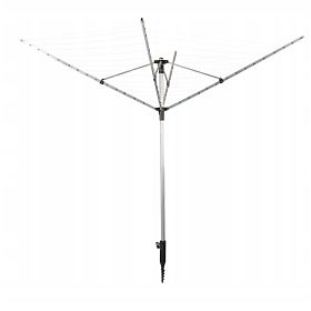 Garten-Wäschespinne 260 cm + Bohrer