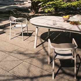 Gartenstuhl Marinelli, Aluminium, hellbeige, lectus