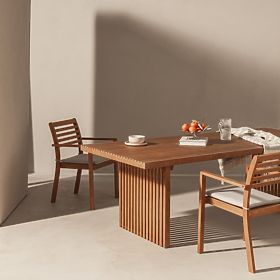 Gartentisch Familis ll 240 cm, Eukalyptusholz FSC, Teakoptik