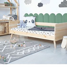 Gepolsterte Paneele Bogen - Mintgrün