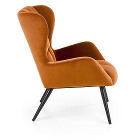 Gepolsterter Sessel Tyrion – Zimt, Halmar