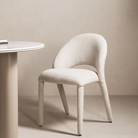 Gepolsterter Stuhl Ella beige