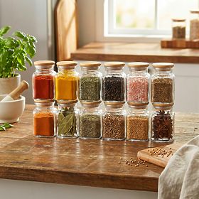 Gewürzgläser HIDALGO Set 12 Stück