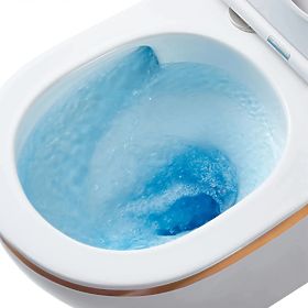 Hänge-WC-Schüssel Rea Carlo Mini Tornado GOLD EDGE, Rea