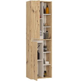 HÄNGENDER BADEZIMMERSCHRANK VAMI W50 2D 6P EICHE ARTISAN / KASCHMIR