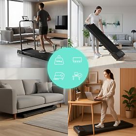 Heimlaufband mit elektrischem Halter Walking Pad Training unter dem Tisch 10 km/h ModernHome, MOVEPRO