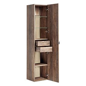 Hoher Schrank 1 Tür 2 Schubladen
