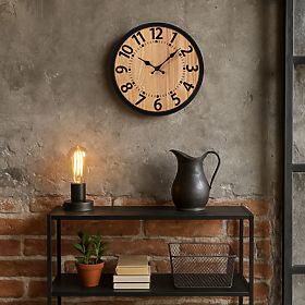 Holzwanduhr Loft ABBAS 35 cm