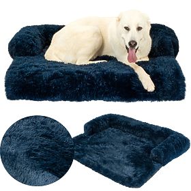 HUNDEBETT FÜR SOFA PJ-022 DUNKELBLAU L, PuppyJoy