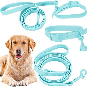 Hundeleine und Halsband PJ-078 blau L, PuppyJoy