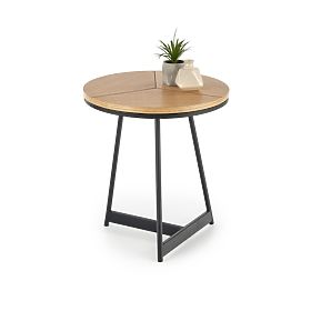 KARIDA-S Konferenztisch Eiche natur/schwarz (1p=1 Stk), Halmar