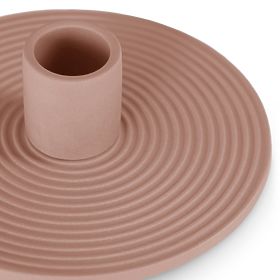 Kerzenhalter MORAB Farbe Puderrosa Boho-Stil für Innenräume ameliahome, Housedecor