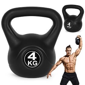 Kettlebell Hantel 4 kg für Fitnessübungen Kugelgewicht ModernHome