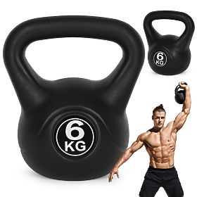 Kettlebell Hantel 6 kg für Training Kugelgewicht Fitness ModernHome
