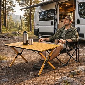 Klappbarer Campingtisch 90x60 cm mit Tasche MultiGarden