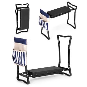 Klappbarer Kniehocker - 2-in-1 Gartenhocker - Blau, MultiGarden