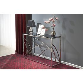 KN5 Konsole, Rahmen - silber, Glas - rauchfarben (1p=1 Stk.)