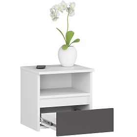 KOMMODE CL1 PK WEISS / GRAPHITGRAU