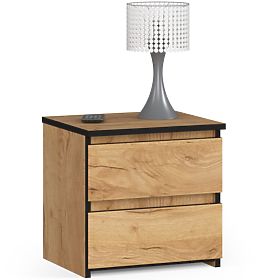 KOMMODE CL2 2SZ CLP PK EICHE CRAFT