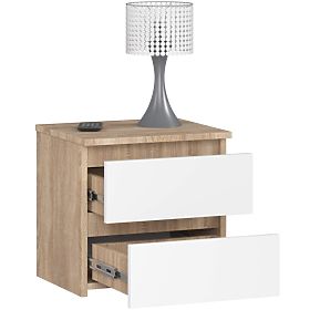 KOMMODE CL2 2SZ CLP PK EICHE SONOMA / WEISS