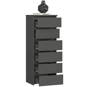 KOMMODE CL6 PK GRAFIT GRAU