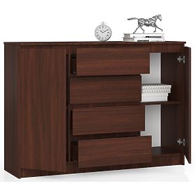 KOMMODE K140 2D 4SZ CLP PK WENGE