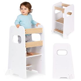 Küchenhelfer Kitchen Helper Montessori verstellbare Plattform für Kinder ECOTOYS, EcoToys